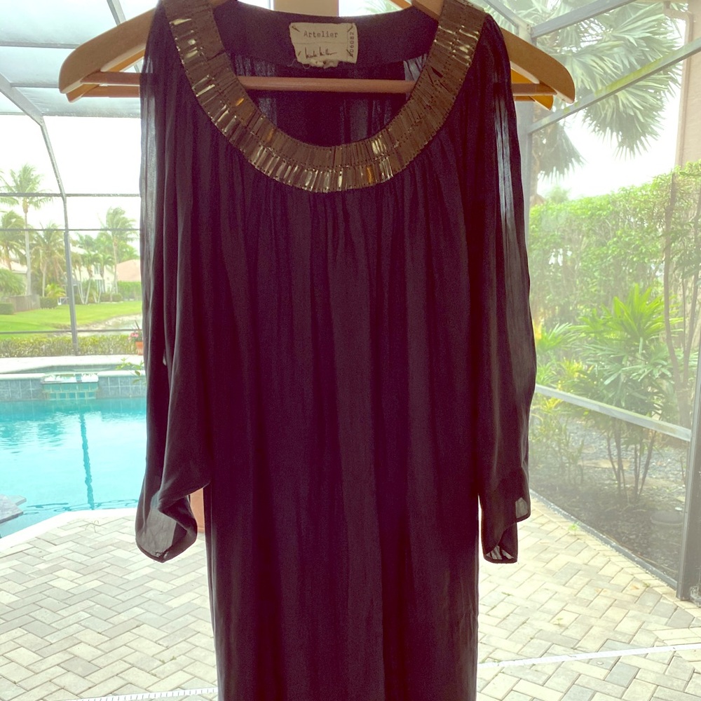 Vintage silk Nicole Miller dress